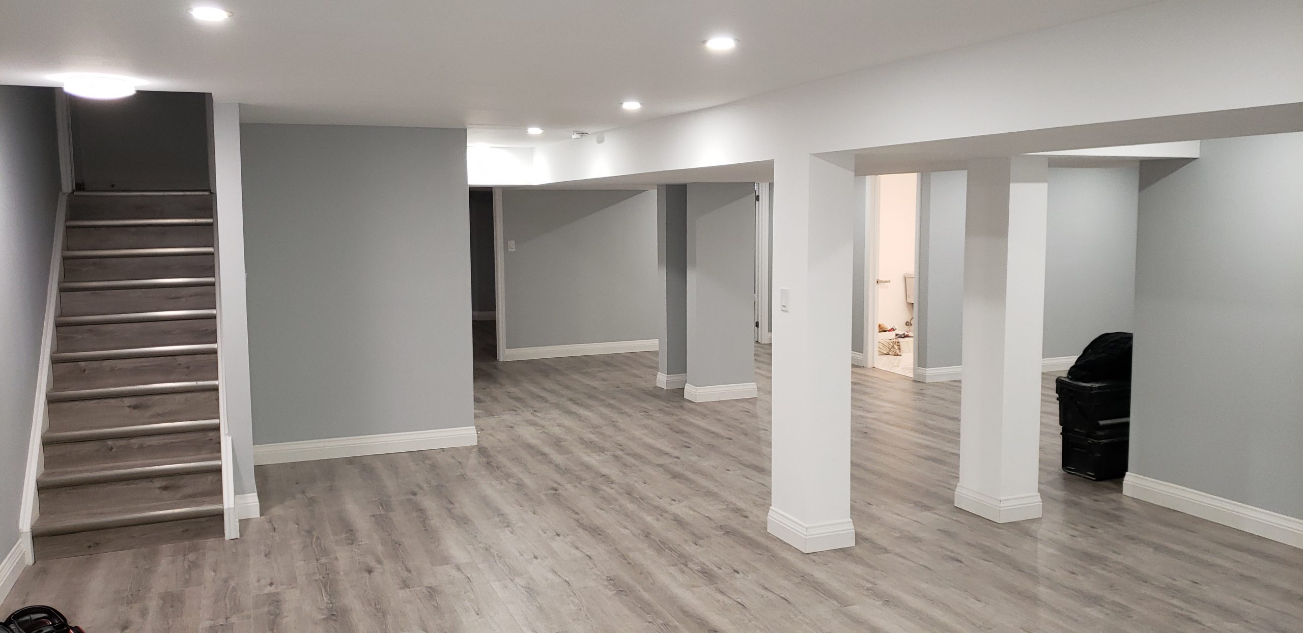 Complete basement renovations