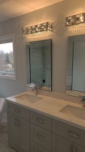 vanity instalation
