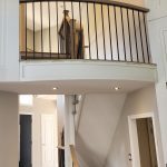 Updated stairs and railings in Woodbridge home