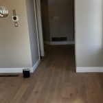 Renovated Woodbridge hallway with new flooring