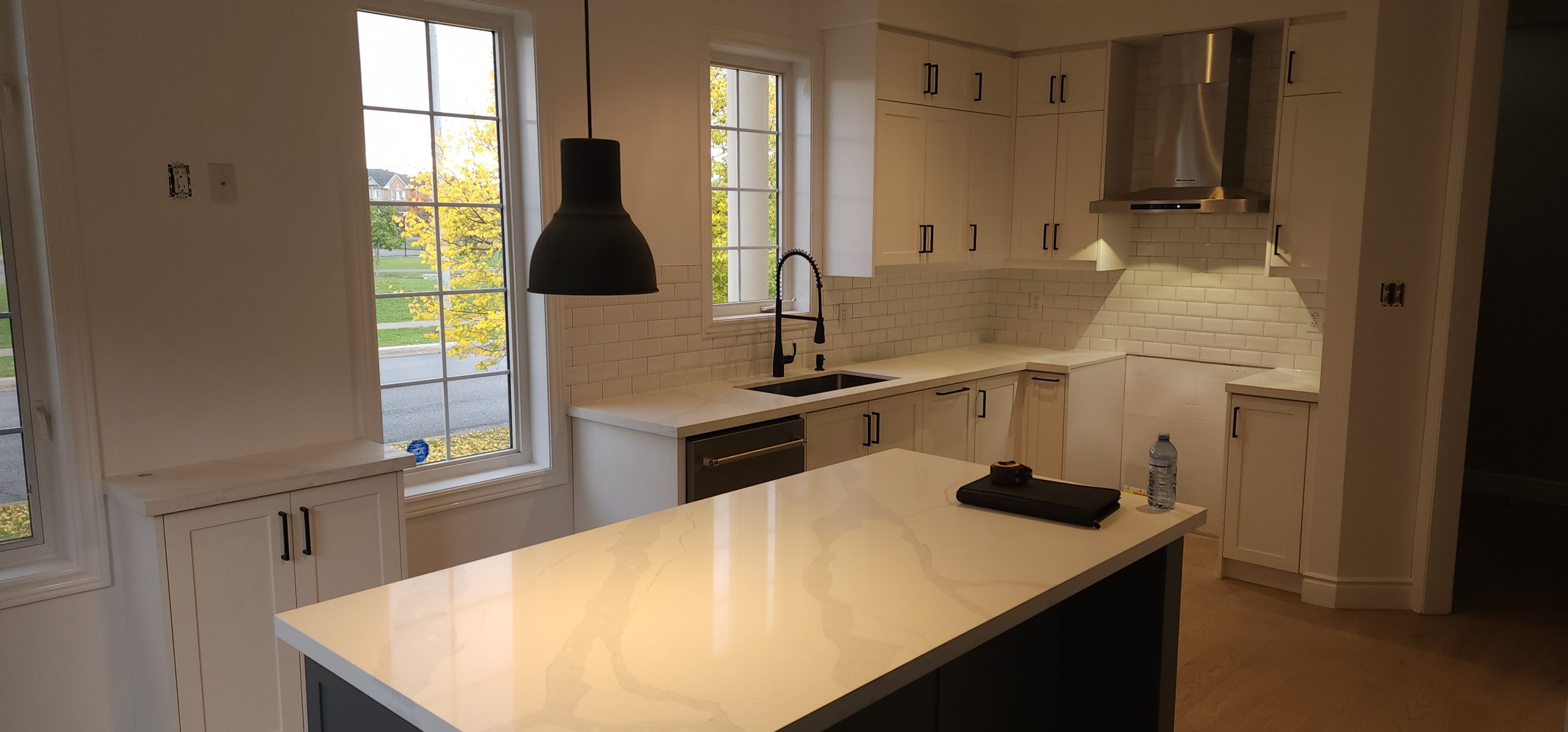Vaughan renovation projects completed kitchen and island