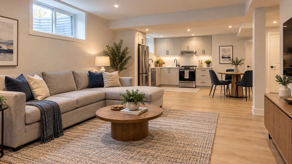 Basement renovation for rental income in Vaughan